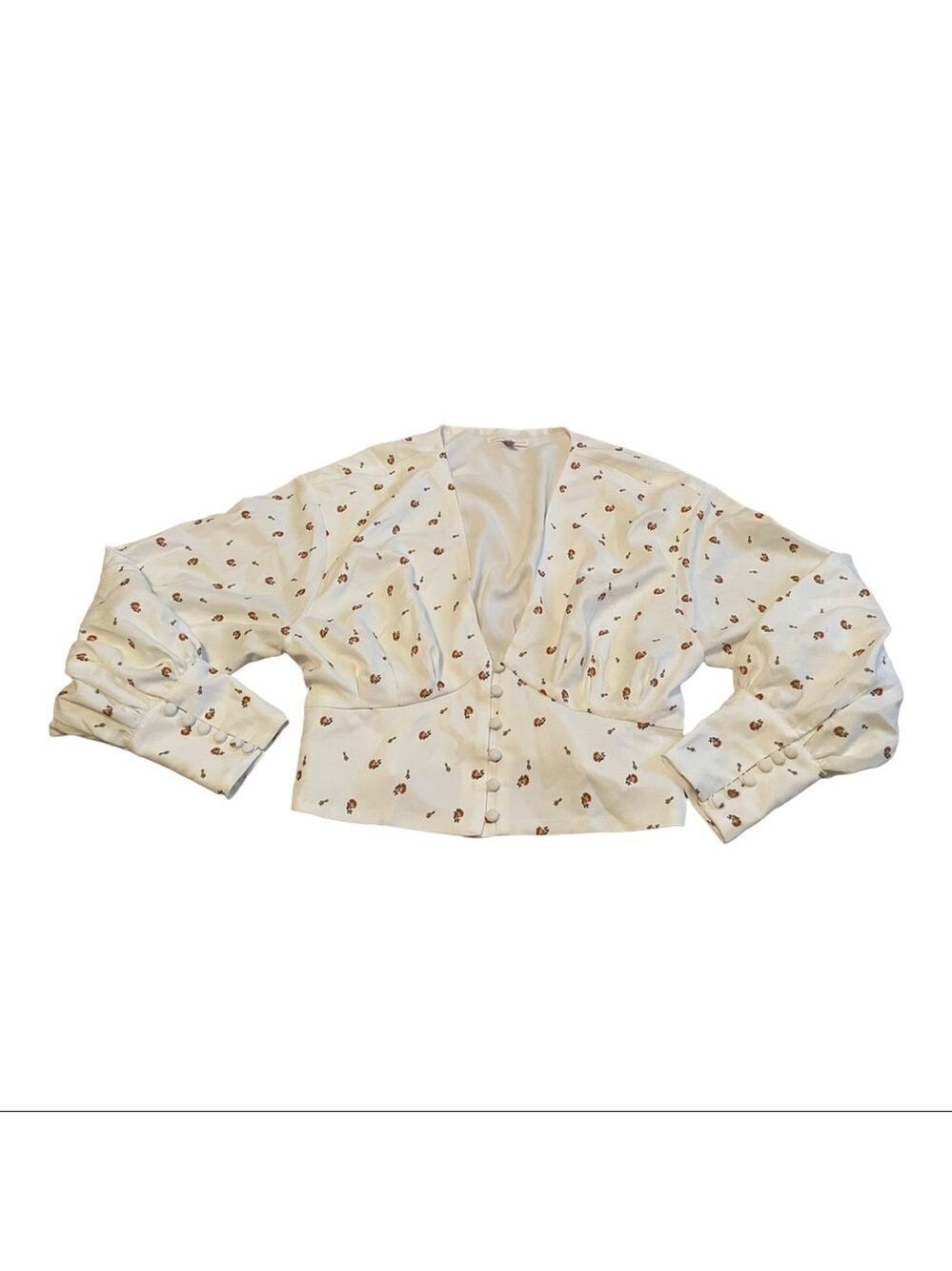 Backyard Rose ALEX BUTTON FRONT ROSE TOP - Picture 5 of 13